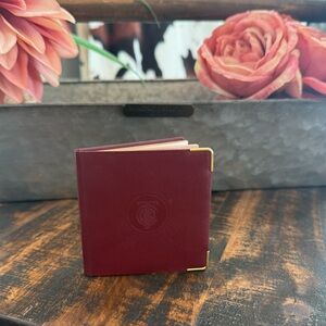 Tiffany & Co. Burgundy Leather Vintage Address Book